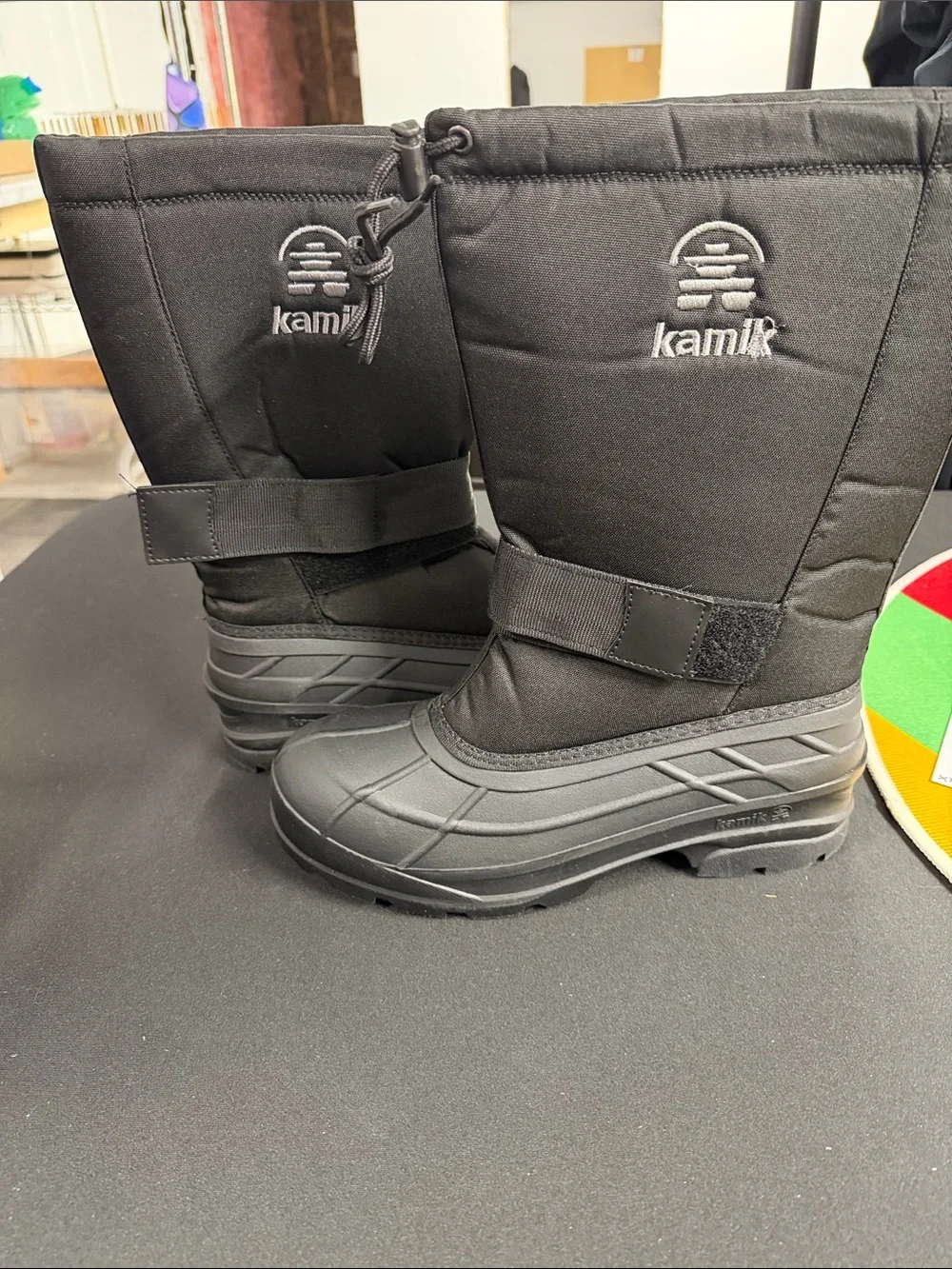 Kamik Black Tall Insulated Snow Boots